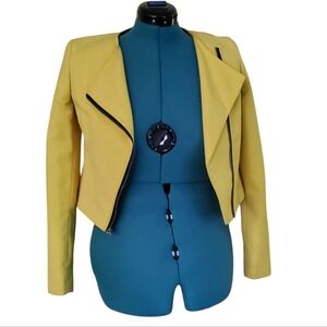 SIZE 2 lightweight Lime Green Crop Jacket